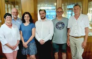 Martina Wiemer, Peter Rögele, Martina Scheffczyk, Benjamin Seiter, Alexander Rummey, Gottfried Vetter (v.l.n.r.)