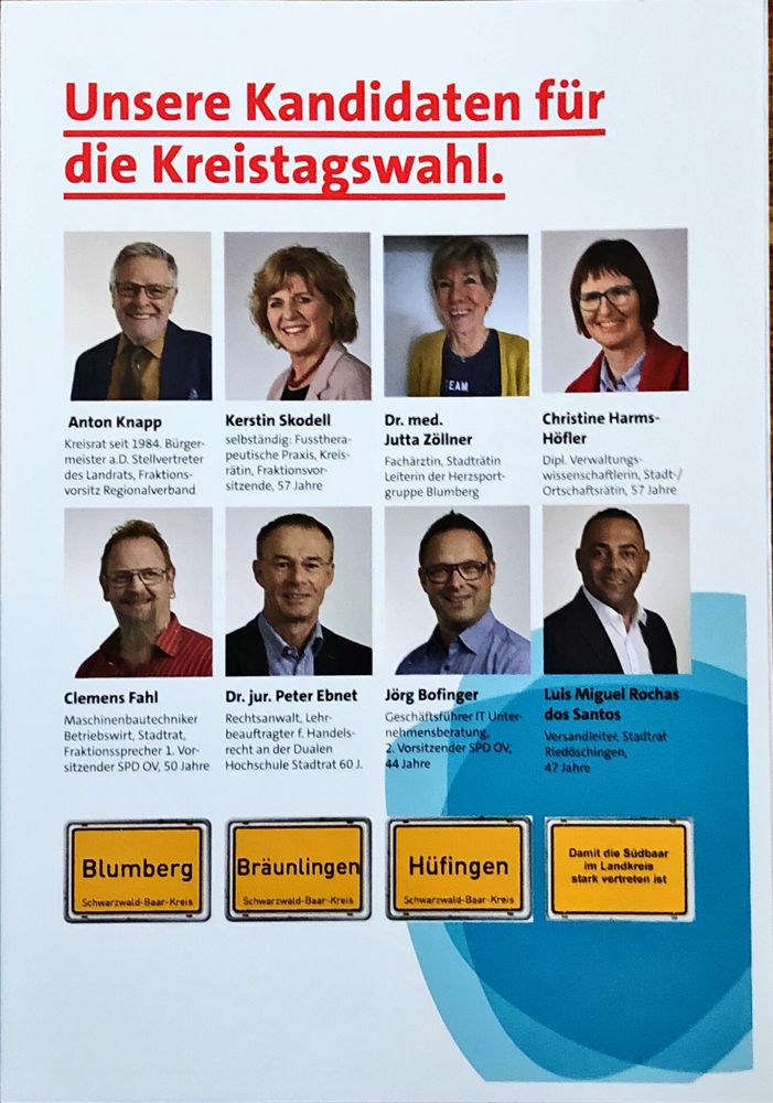 Kandidaten Kreistag 2019